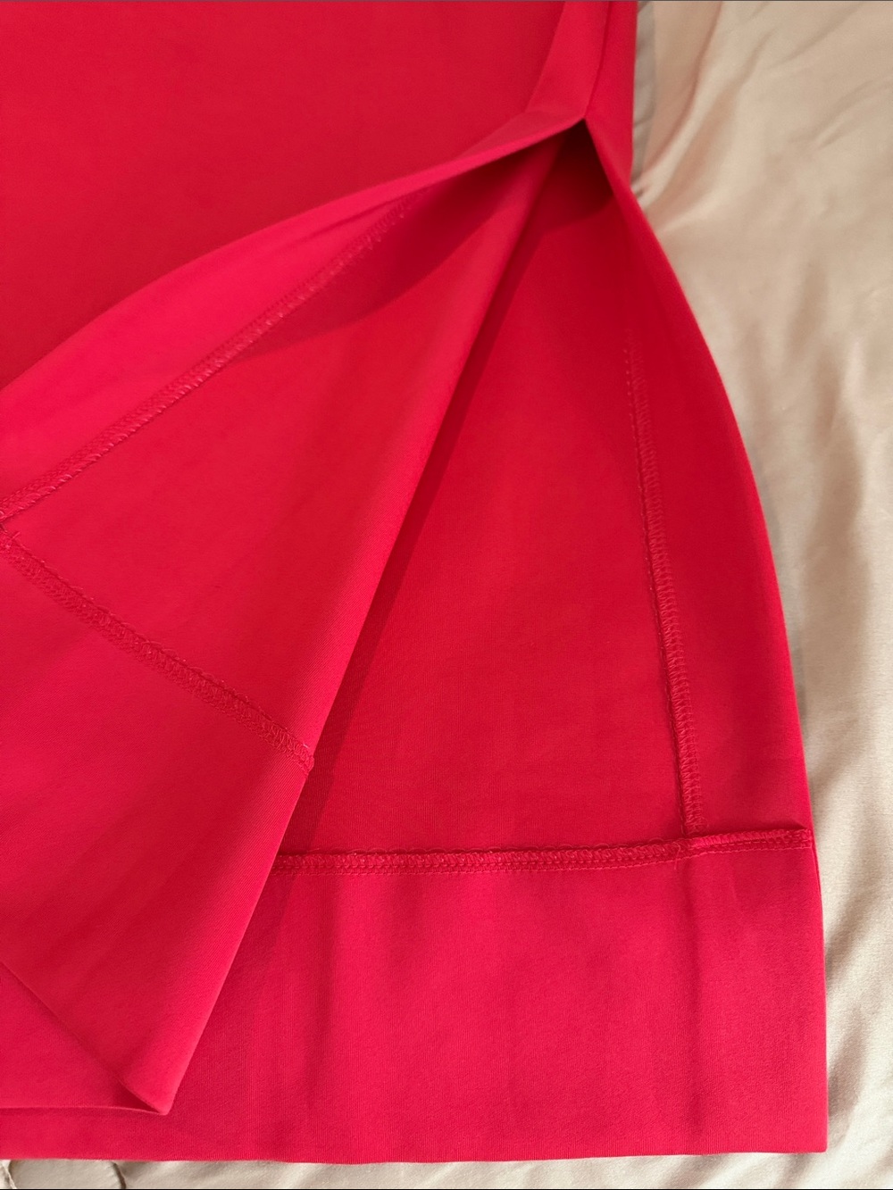 Gretchen Scott Designs Red/Pink Ruffle V-Neck Midi Dress XL NWT - Picture 13 of 14